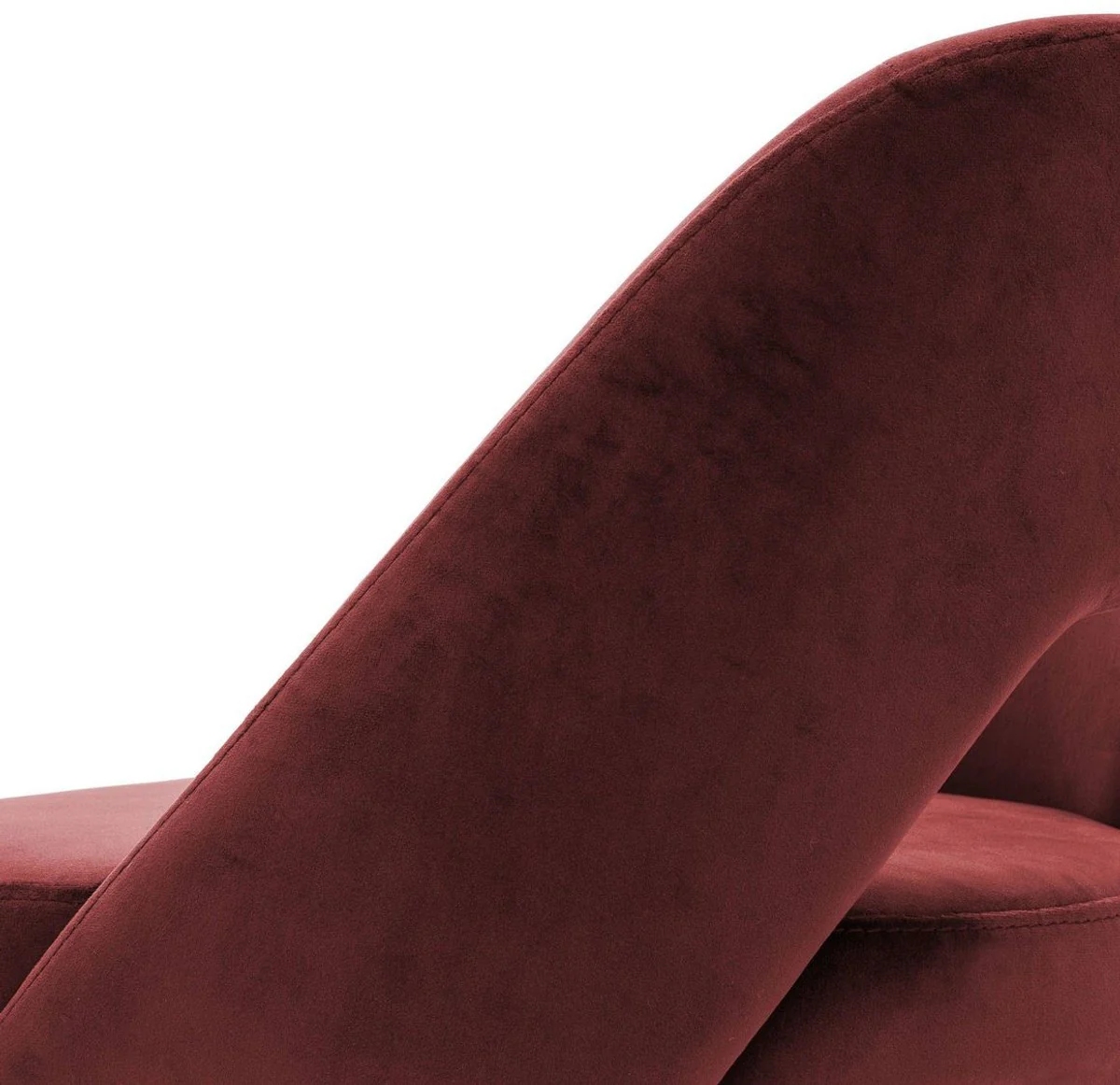 Luxus Barstuhl Bordeauxrot / Schwarz / Messing 50 x 50 x H. 90 cm - Barhocker mit Rückenlehne