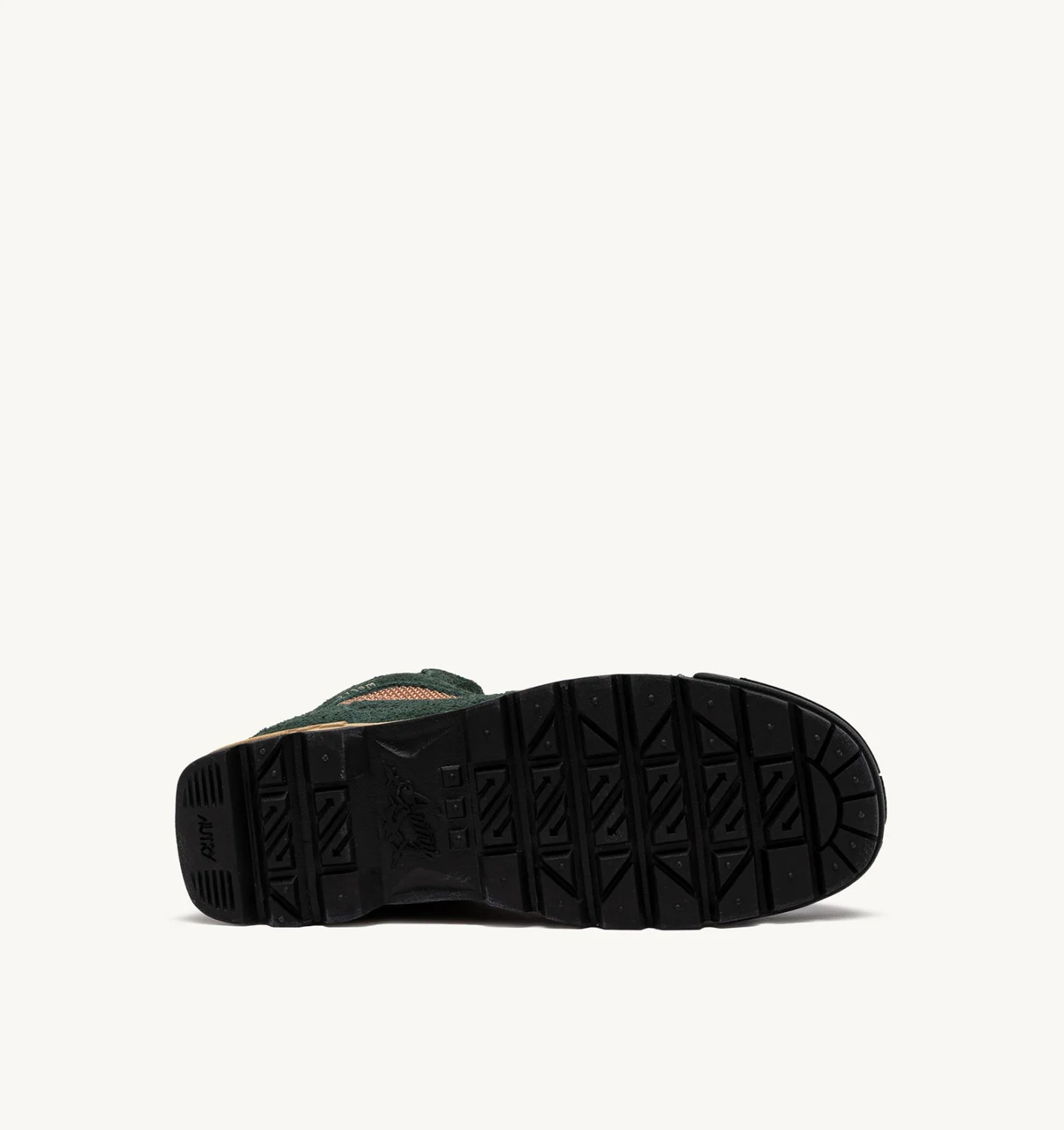 AUTRY MALGA COURCHEVEL IN PINE AND ORANGE OCHRE SUEDE