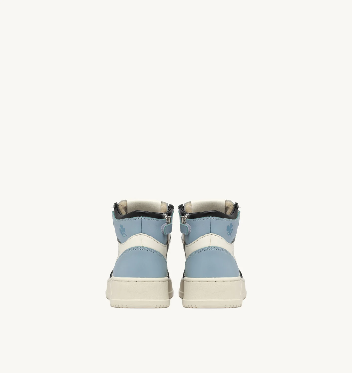 AUTRY MEDALIST KIDS MID SNEAKERS IN WHITE BROWN AND PINK LEATHER