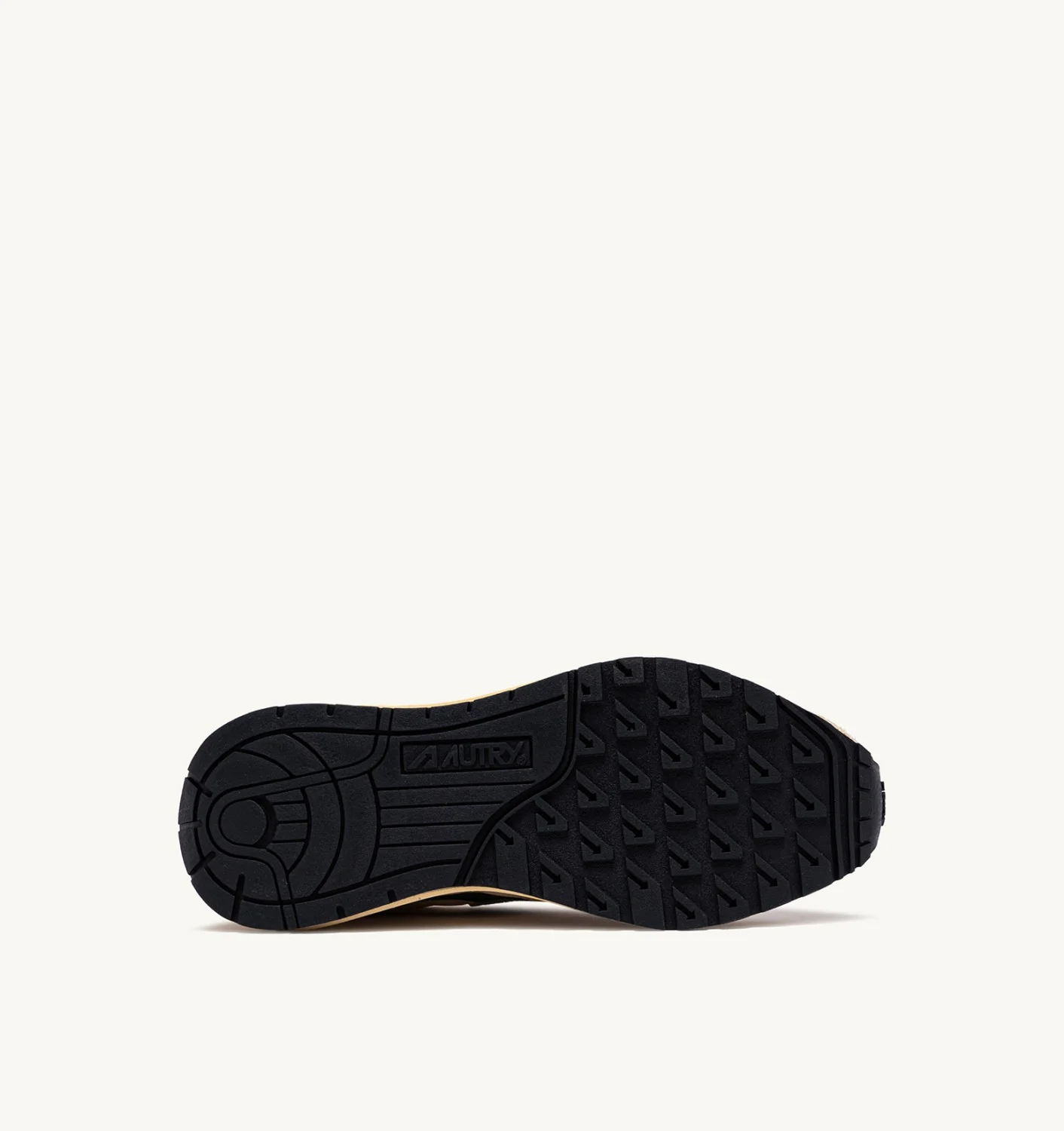 AUTRY REELWIND LOW SNEAKERS IN NYLON SUEDE AND LEATHER COLOR YELLOW AND BLACK