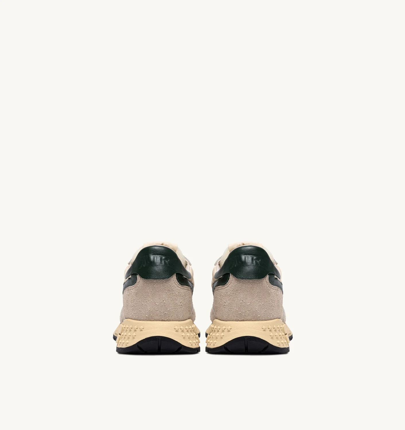AUTRY REELWIND LOW SNEAKERS IN NYLON SUEDE AND LEATHER COLOR YELLOW AND BLACK