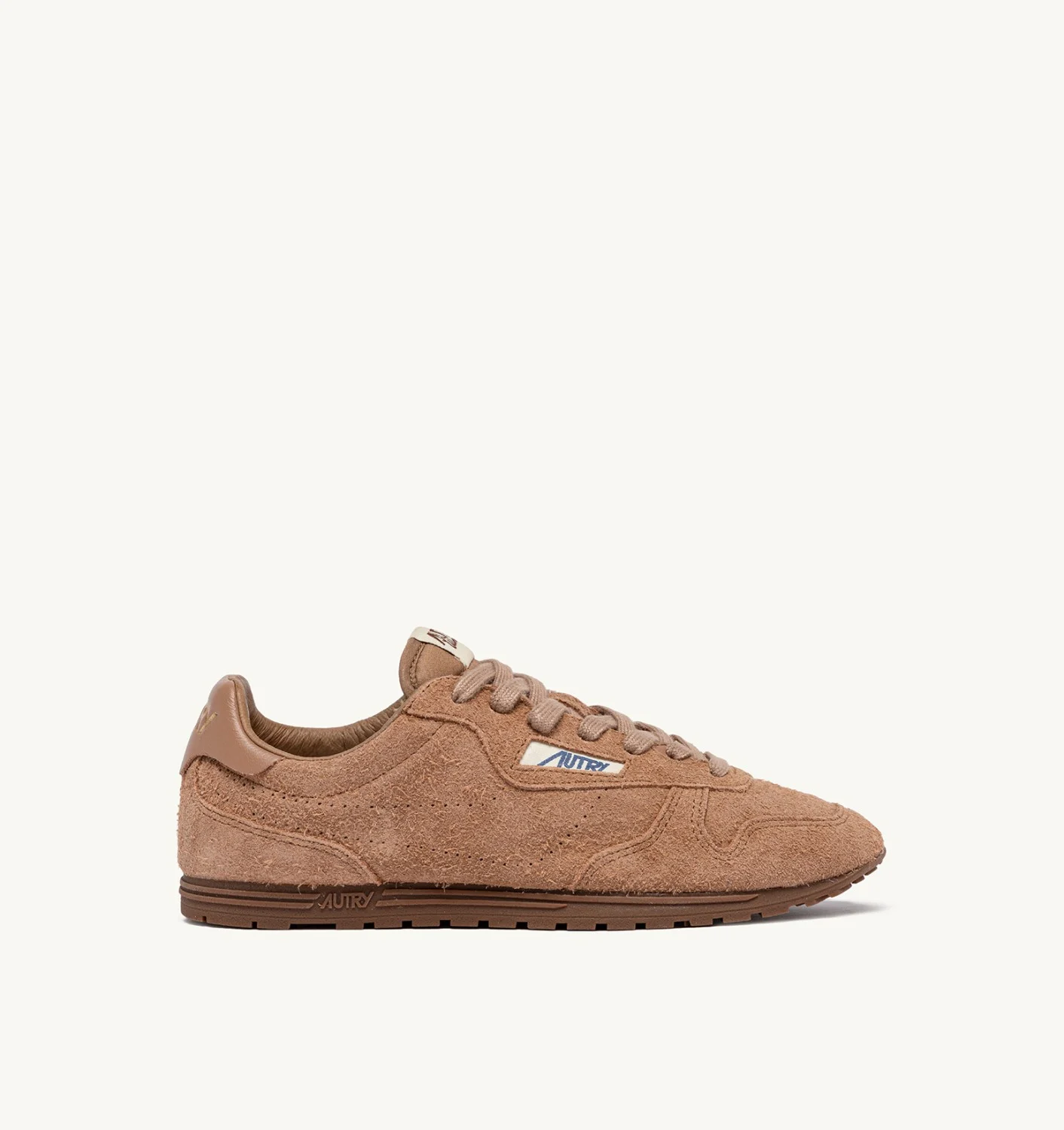 AUTRY SNEAKERS WINDSPIN IN TURQUOISE SUEDE