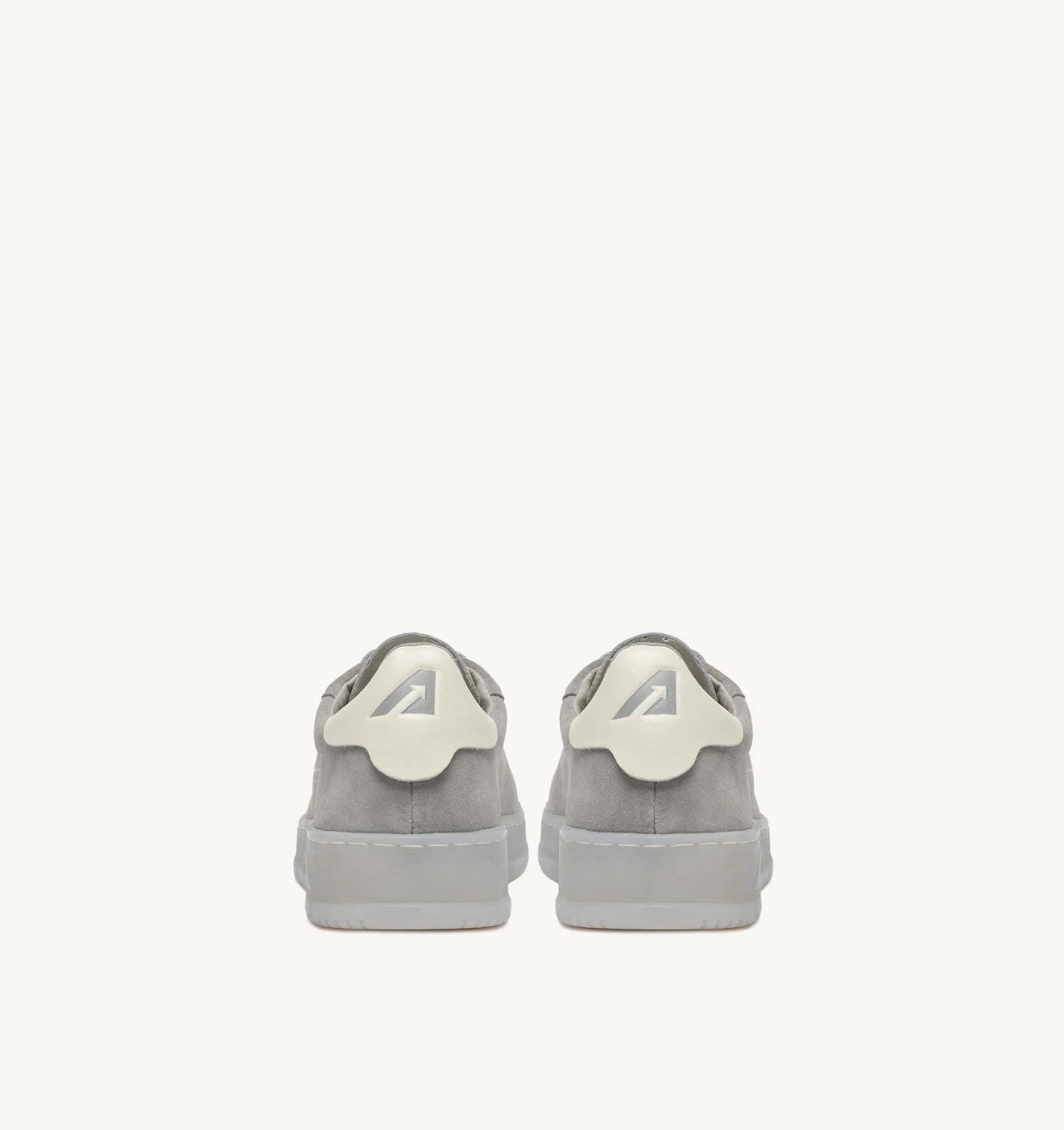AUTRY DALLAS LOW SNEAKERS IN MARSHMALLOW AND BOTTLE GREEN SUEDE