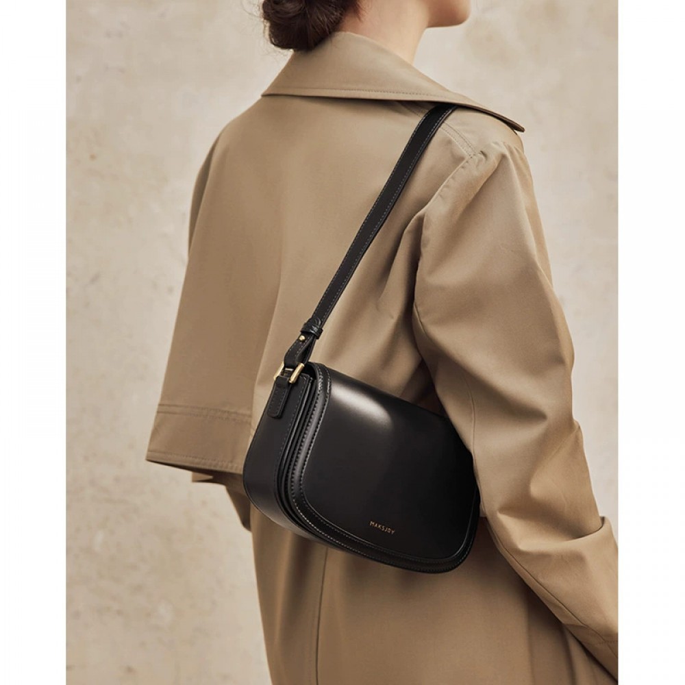 2025 new cowhide bag high-grade exquisite small square bag messenger bag ladies shoulder bag
