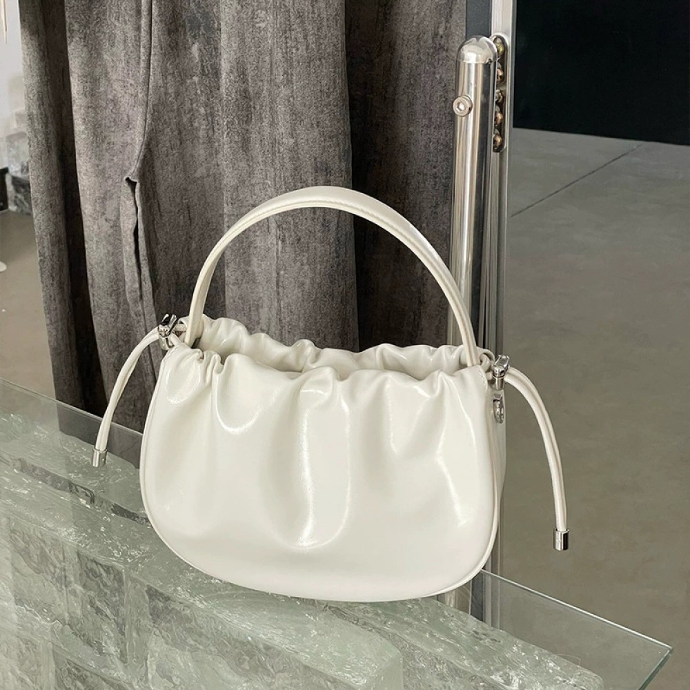 2025 spring new style genuine leather texture shoulder crossbody small bag female