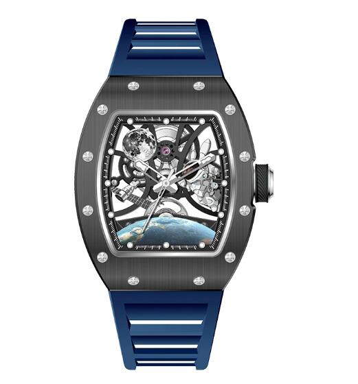 Women Mechanical movement pin buckle barrel-shaped fashionable watch