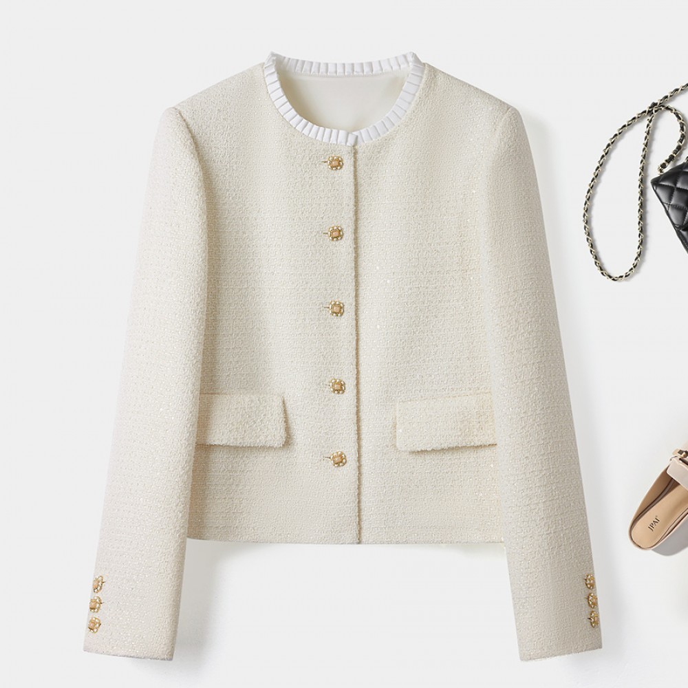 White Short Coat For Women