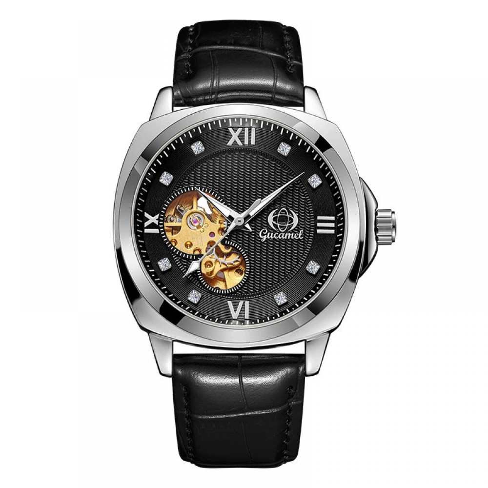 Men's automatic mechanical watch business fashion diamond watch