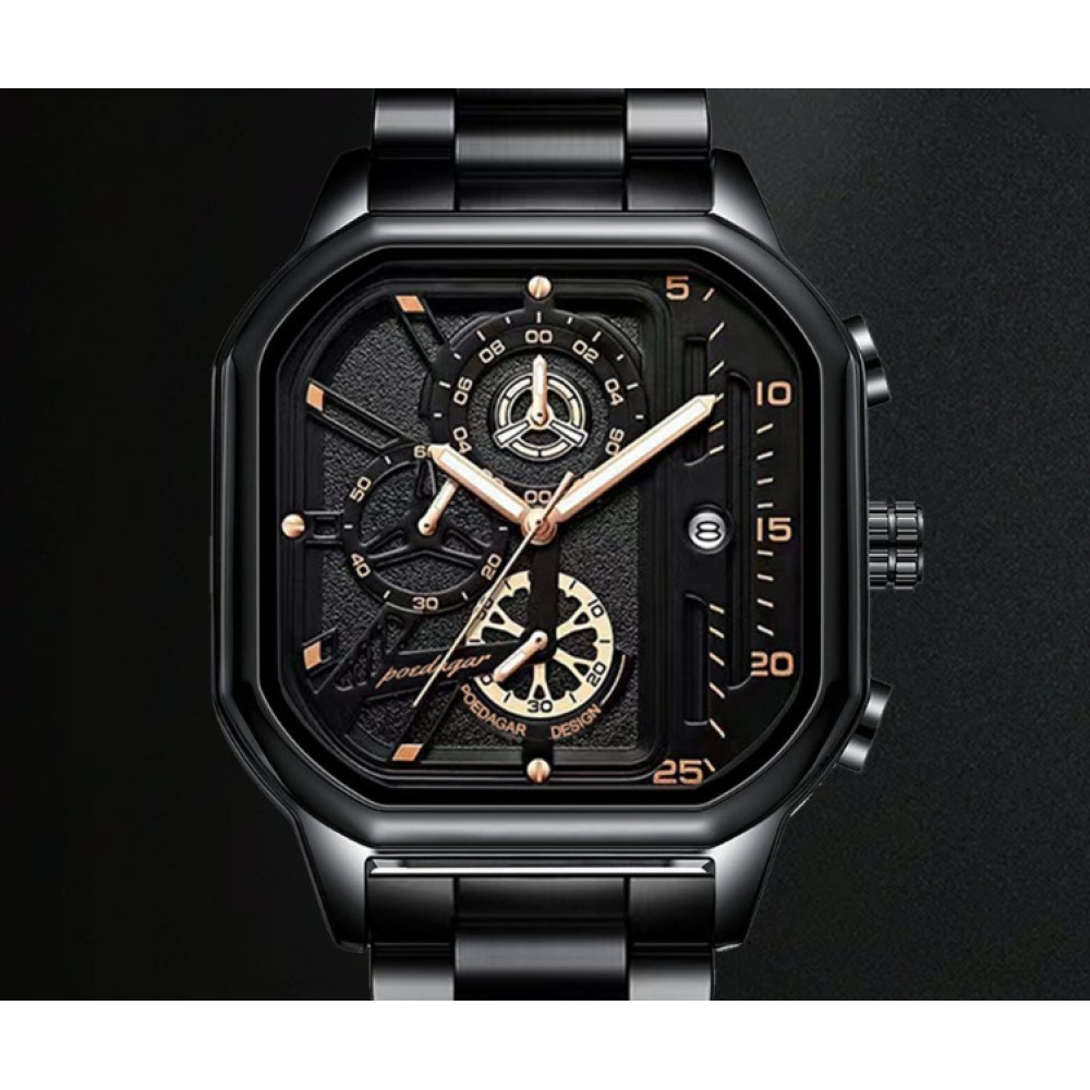 Multifunctional waterproof luminous sports watch for men